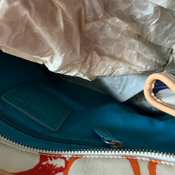 NWT Y2K Coach Scribble Tote - Picture 7 of 10